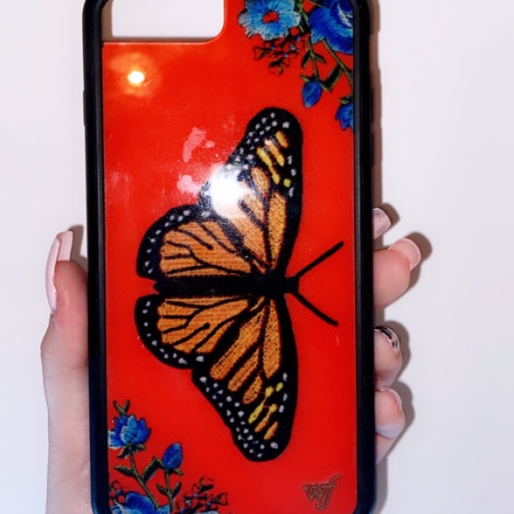 Butterfly Wildflower iPhone 6+/7+/8+ case